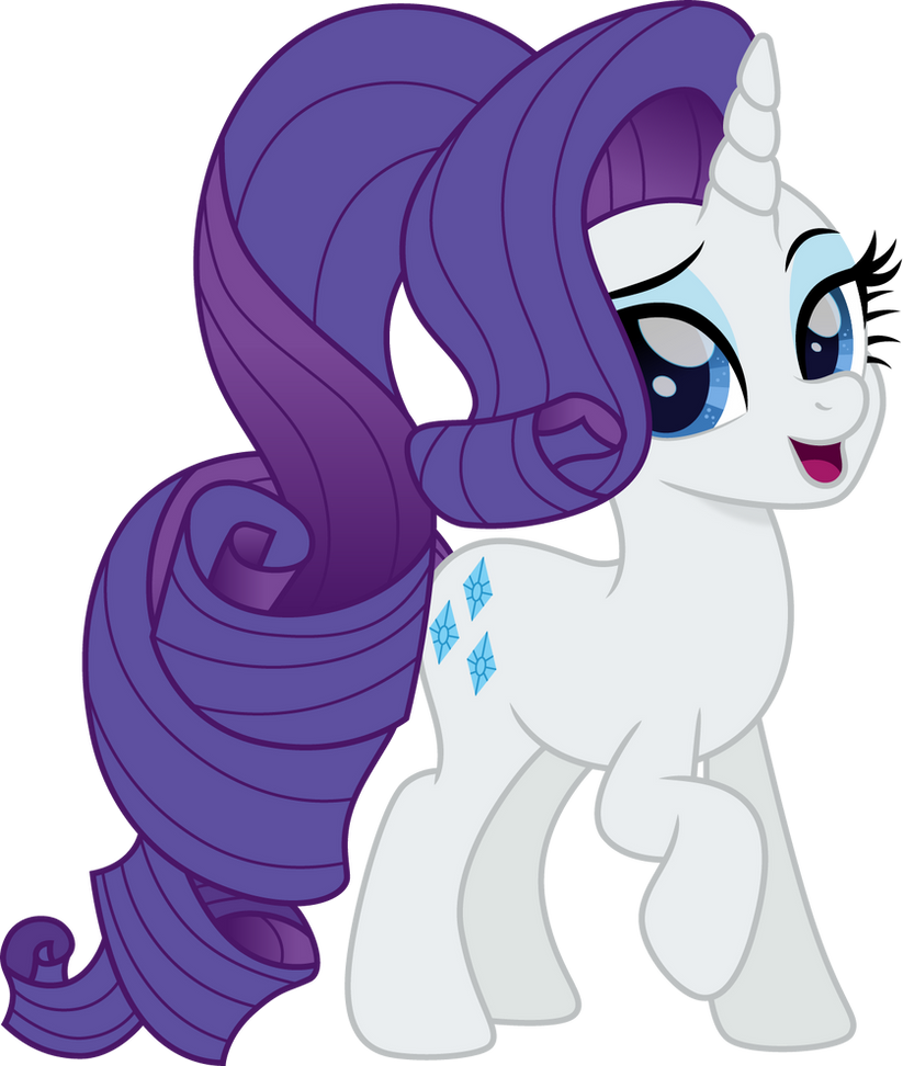 Pony Raritstia ponytail Rarity by CloudyGlow on DeviantArt