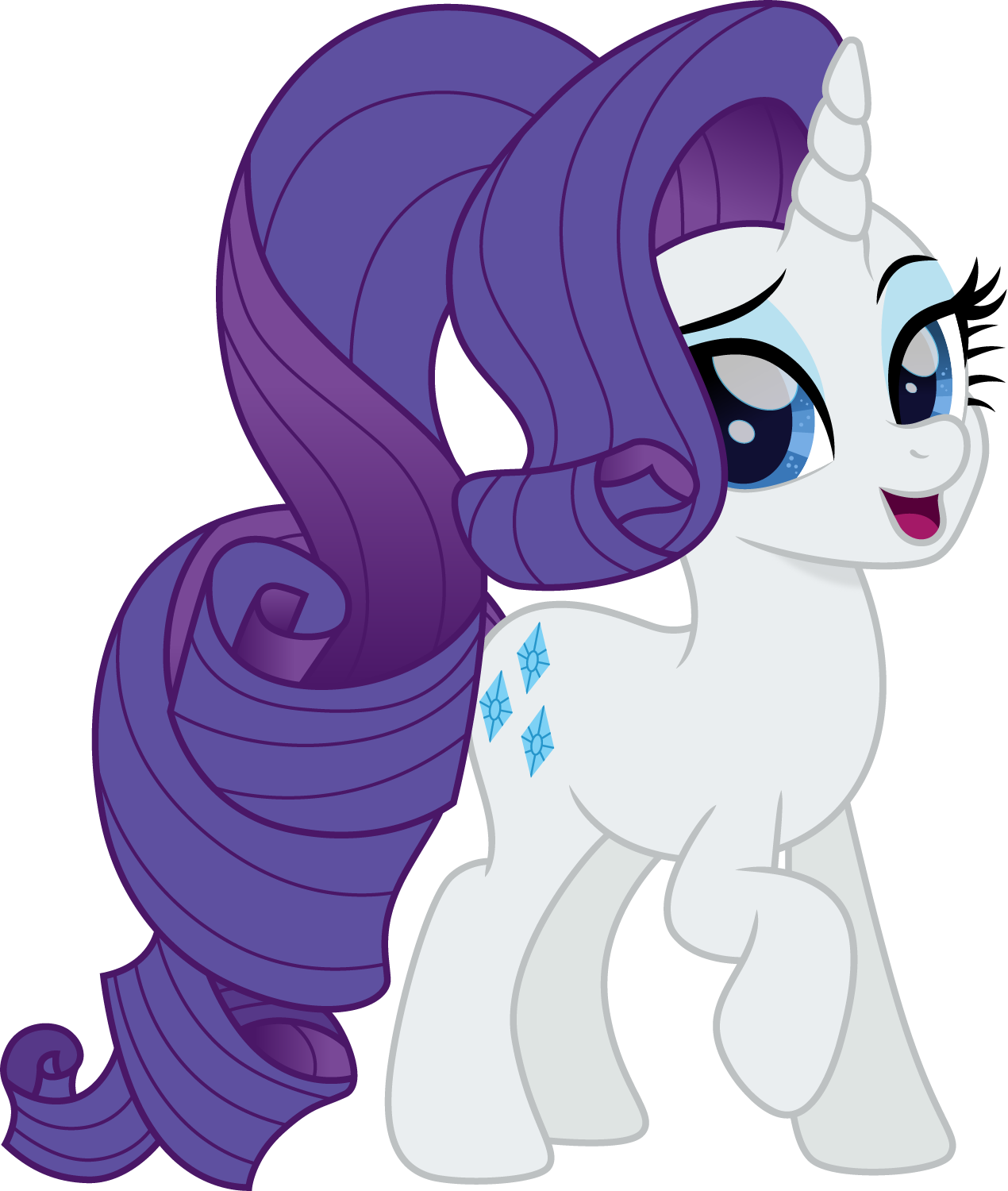 Mlp Rarity Look Ponytail Rarity My Little Pony Spielfigur My Little Pony Rarity