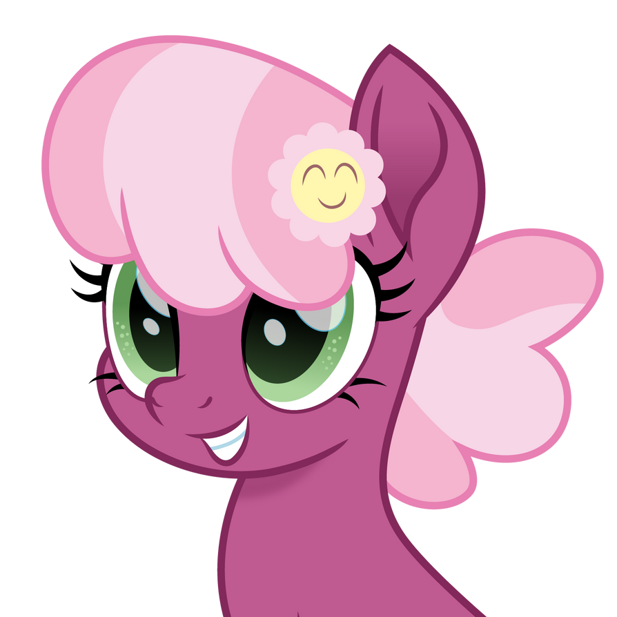 Cheerili Cheerilee portrait short mane by CloudyGlow on DeviantArt