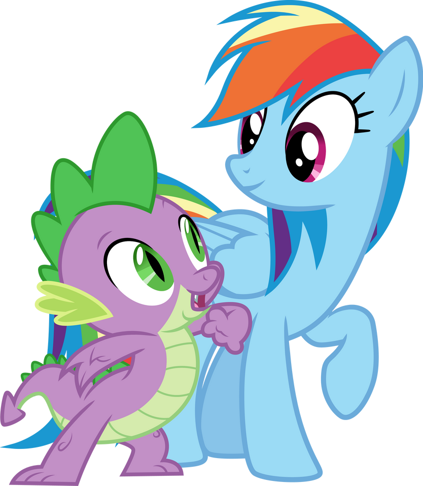 Rainbow Dash And Spike By CloudyGlow On DeviantArt rainbow-dash-and-spike-by-cloudyglow-on-deviantart