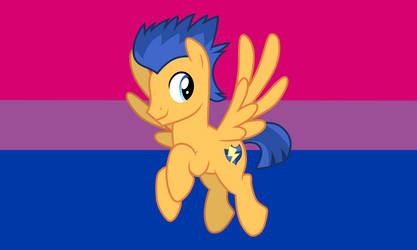 bisexual pride Flash Sentry by CloudyGlow