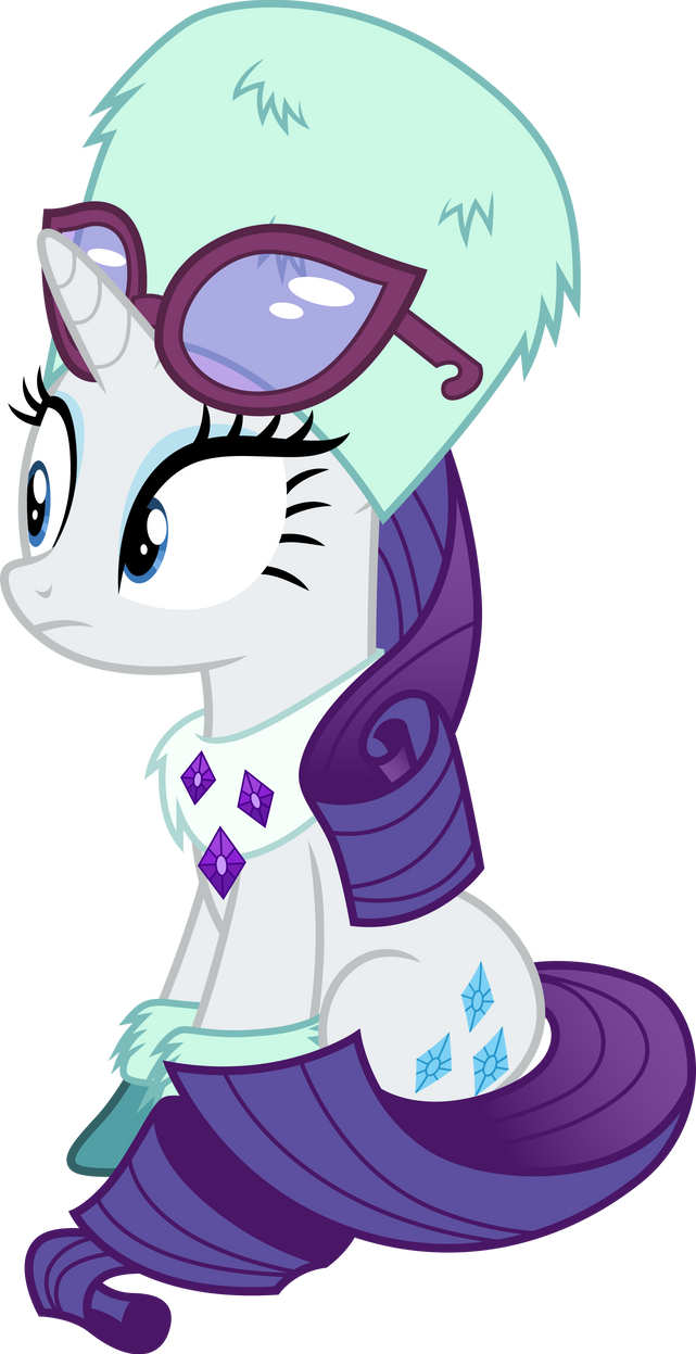 Snow Rarity Deviantart Winter Rarity sitting 2 by CloudyGlow on DeviantArt