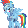 Jouster Rainbow Dash no lance