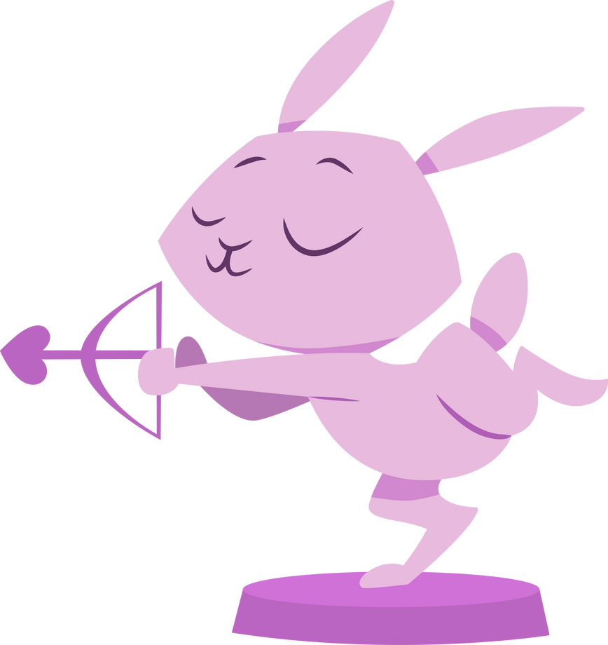 Archer Bunny statue by CloudyGlow on DeviantArt