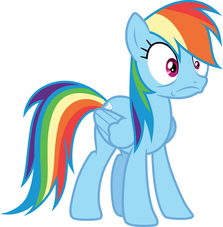 Mlp Injured Ranbow Rainbow Dash shocked by CloudyGlow on DeviantArt