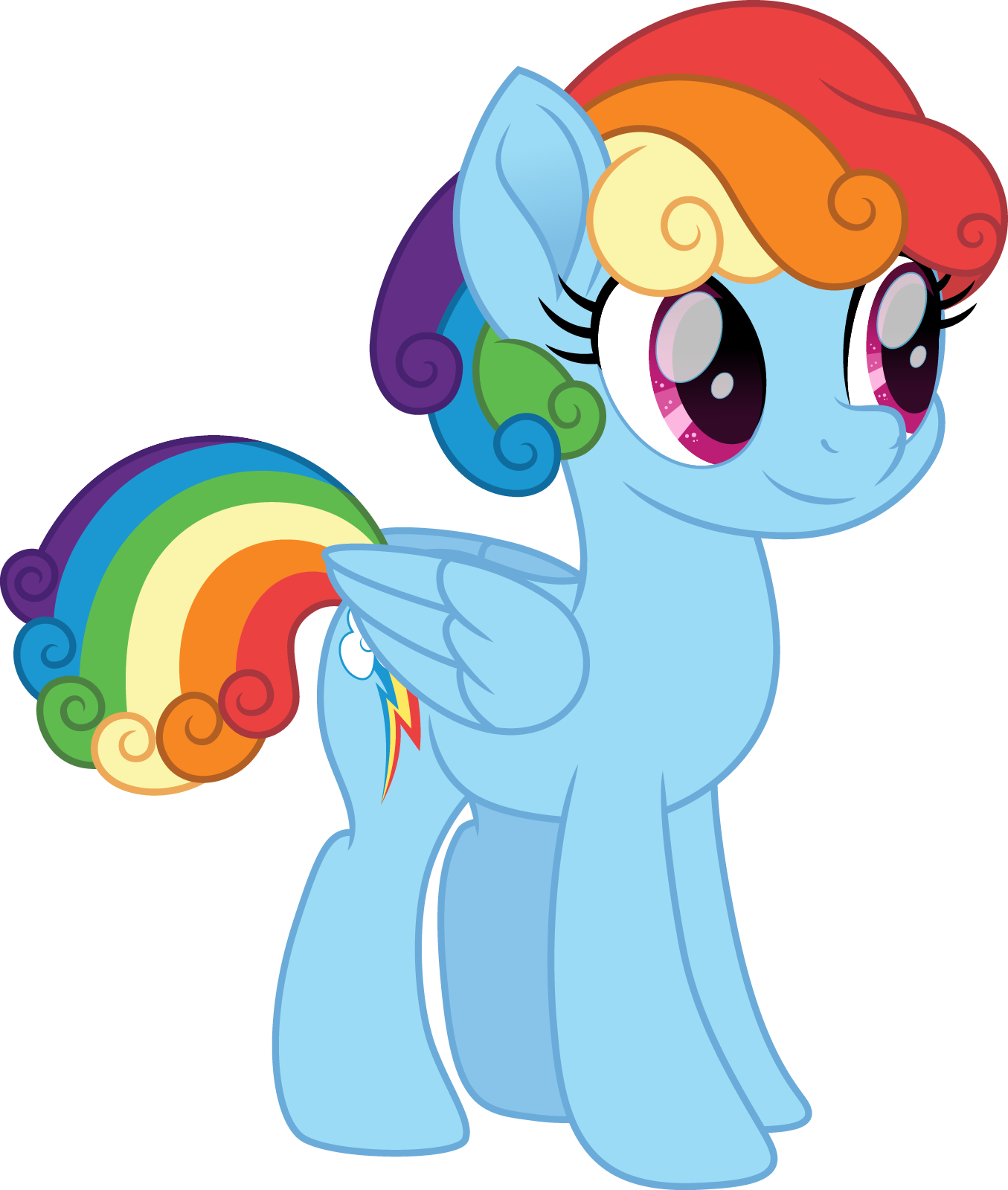 Barbie hair Rainbow Dash 1963 by CloudyGlow on DeviantArt