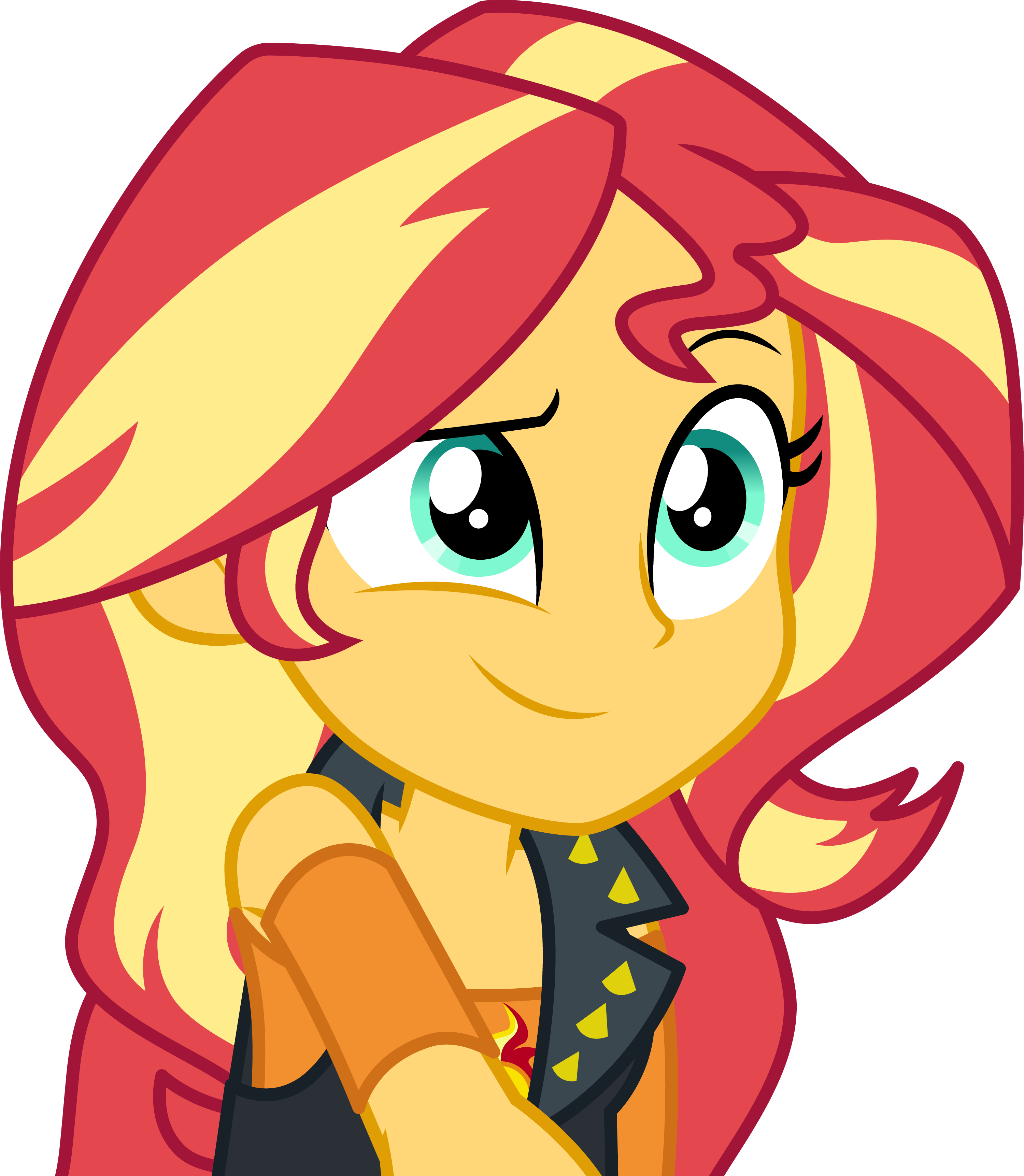 Cheer Sunset Shimmer On by CloudyGlow on DeviantArt