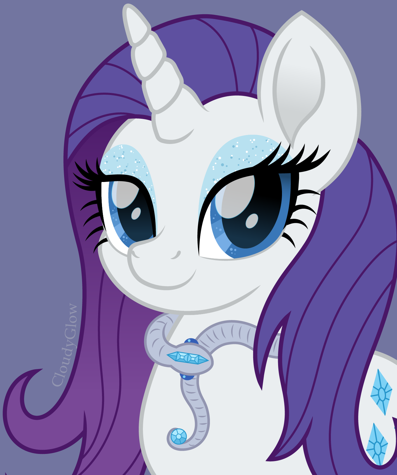 snake necklace Rarity by CloudyGlow on DeviantArt