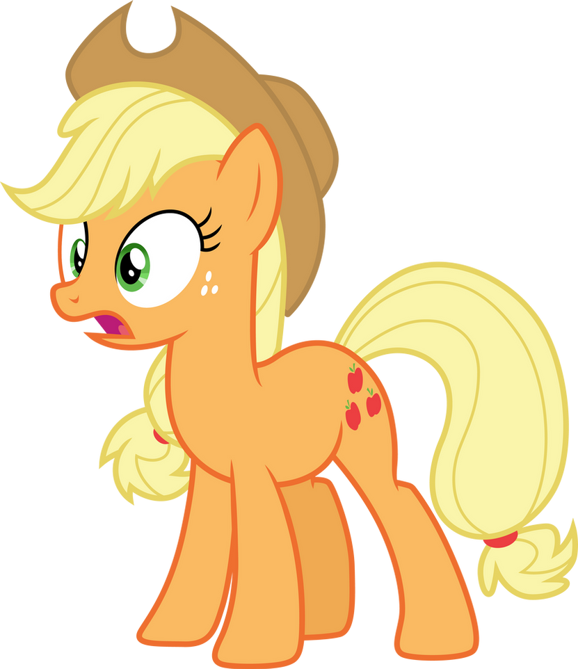 Shocked Applejack by CloudyGlow on DeviantArt