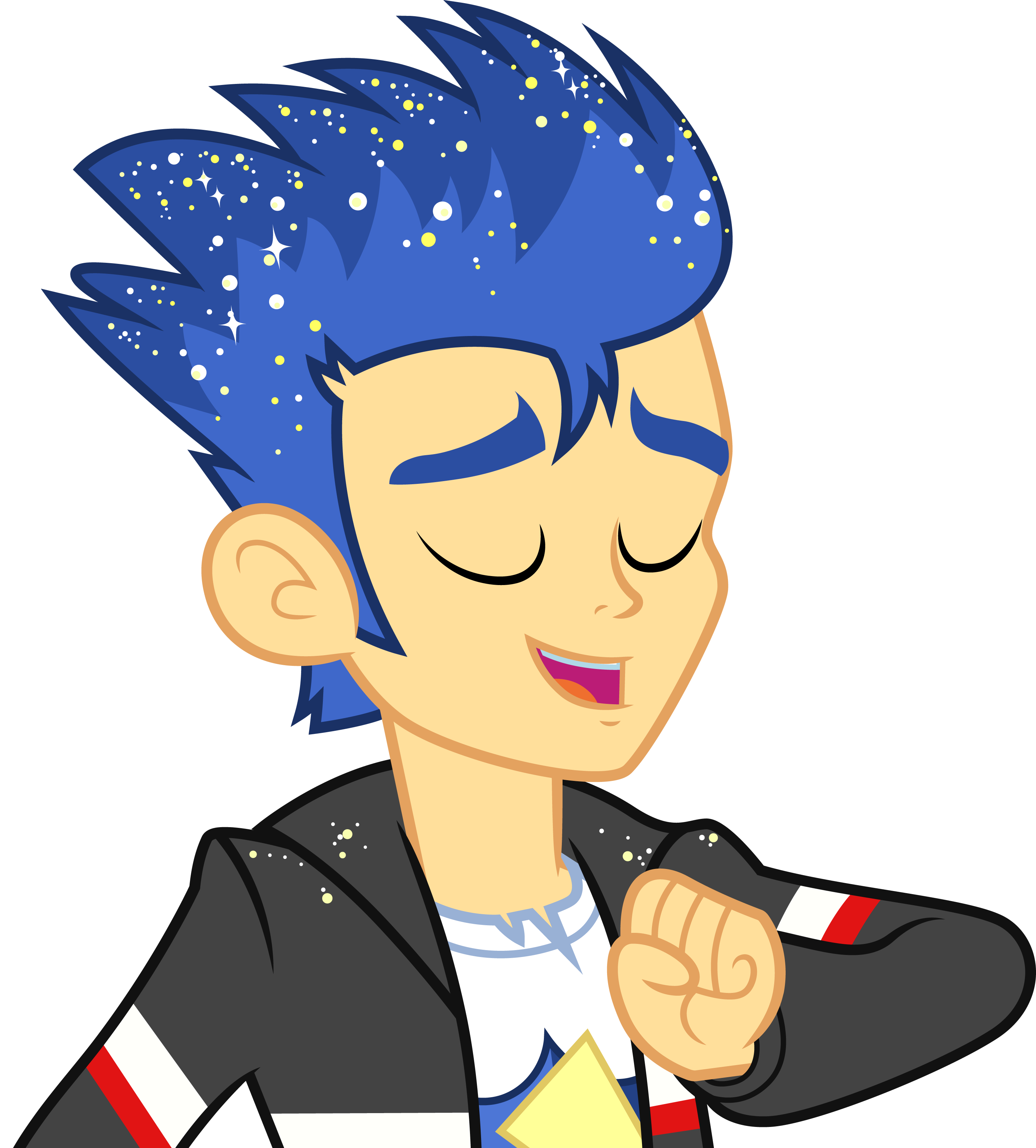 Flash Sentry Walk Glittered Flash Sentry 3 by CloudyGlow on DeviantArt