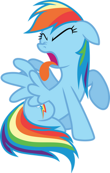 Rainbow Dash blech