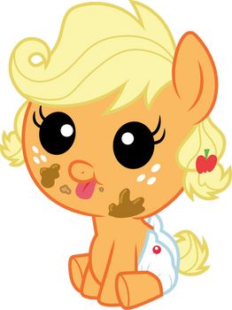 Messy Baby Applejack