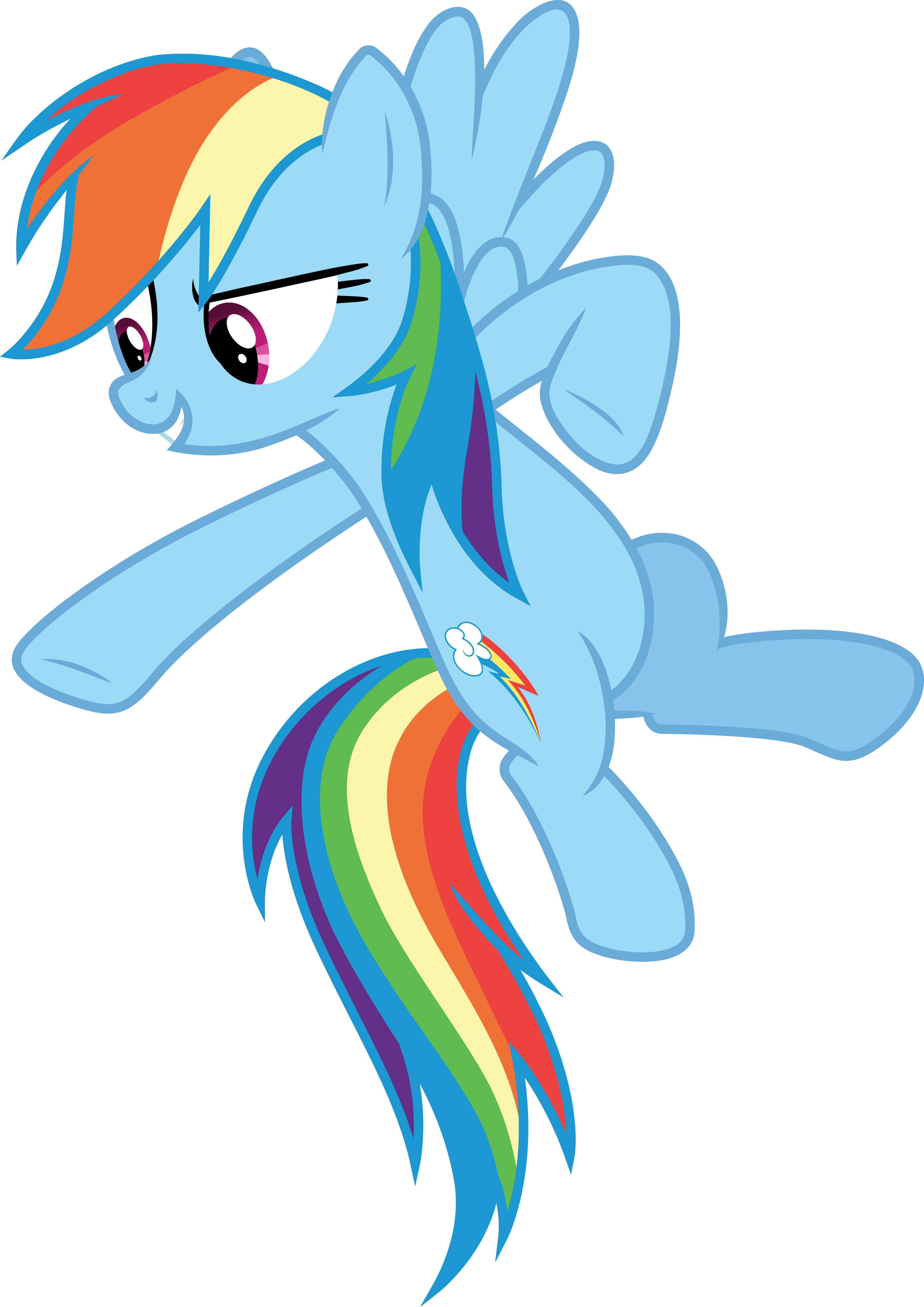 Rainbow Dash arguing by CloudyGlow on DeviantArt