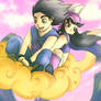 Goku e Chichi - Dragon Ball