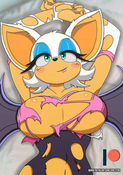 Rouge the Bat (Bed 1) [SFW]