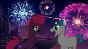 MLP Tempest and Stygian's fireworks