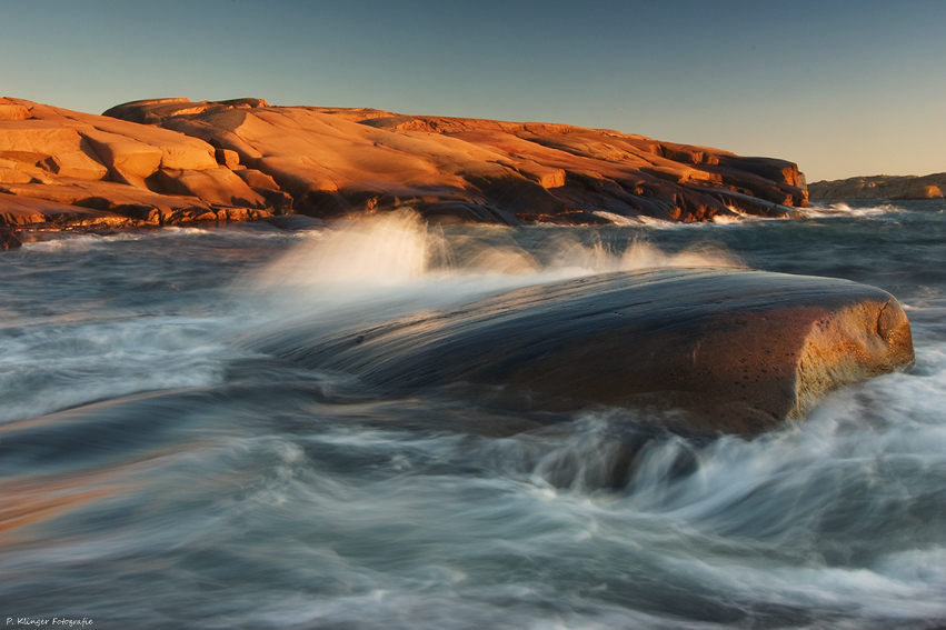 Choppy sea