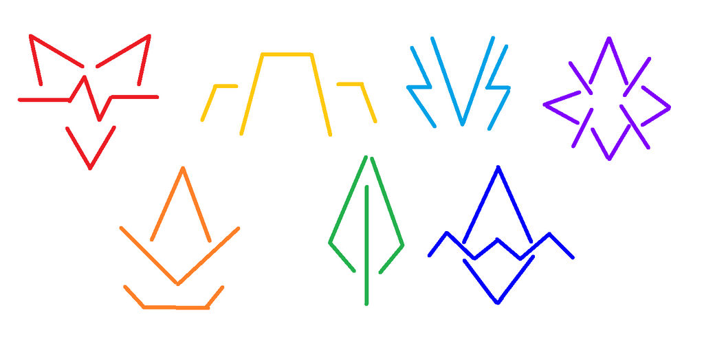 Seven Element Runes by ElementalTigor on DeviantArt