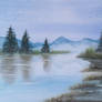Mountain and Lake