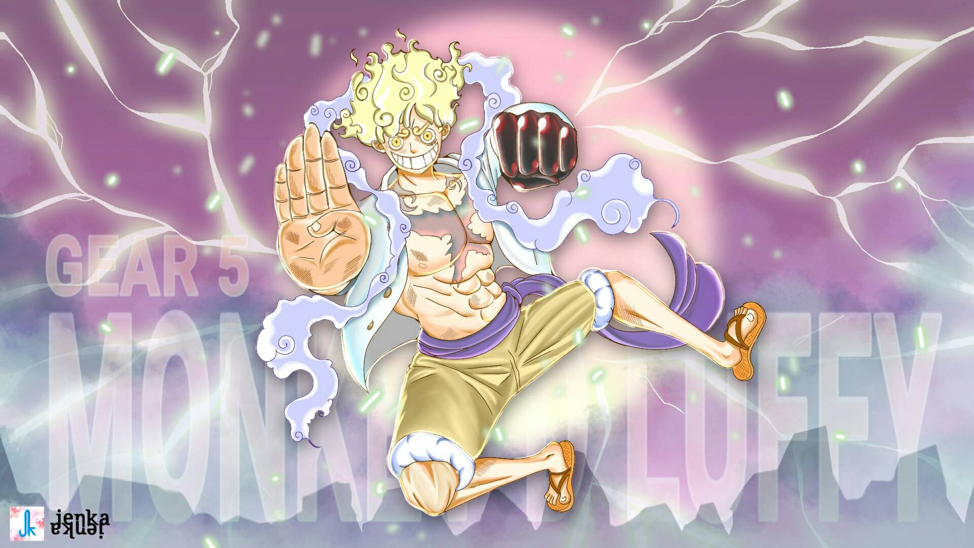 Full HD)Luffy Sun God Nika (Gear 5) - Manga Panel by MaJuuuuuu on DeviantArt