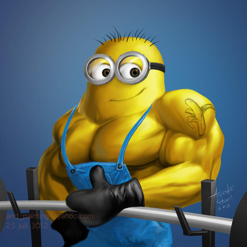 Minion Muscle Copy by and-painting on DeviantArt