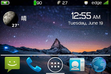 Android 4.0 Style Theme For BB9000