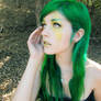 Leda- Green Hair