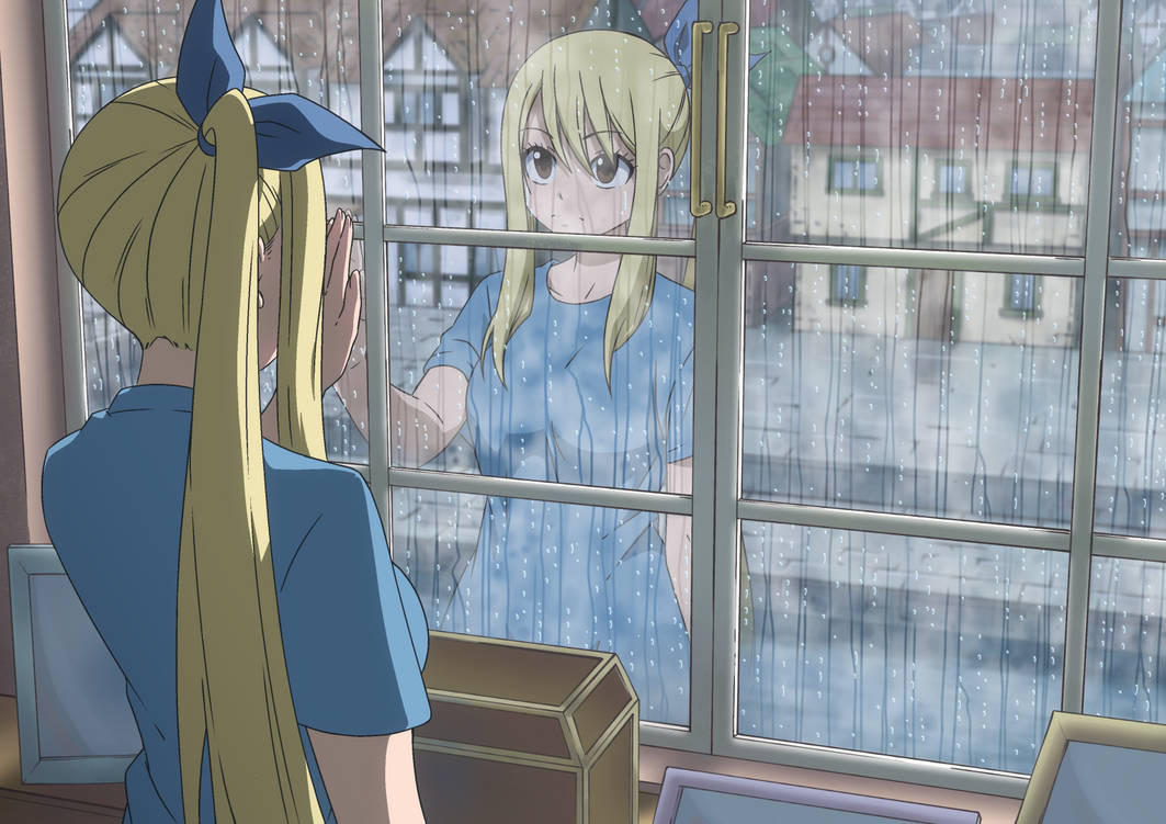 Commission: Lucy looking out the window by MalarAntonio on DeviantArt