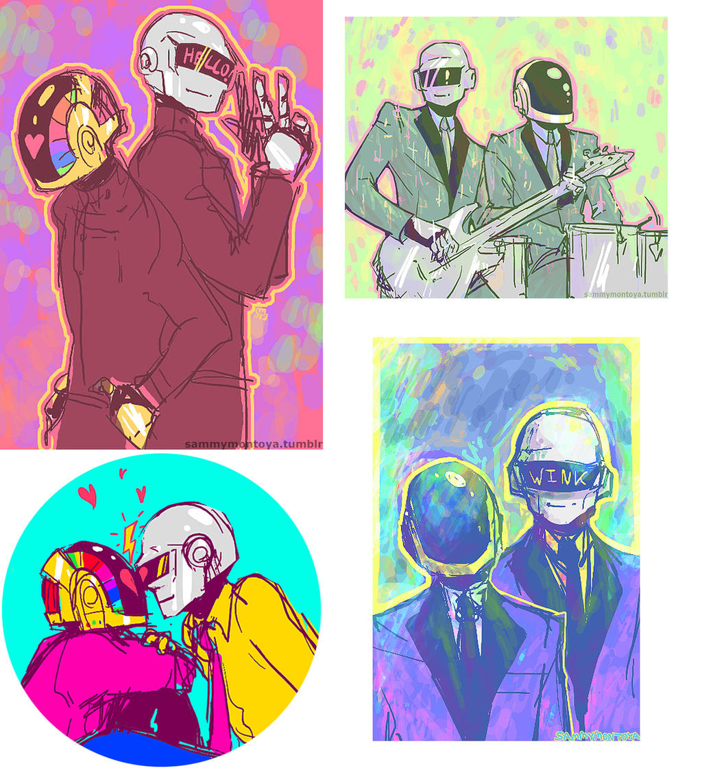 2013 Daft Punk fanart