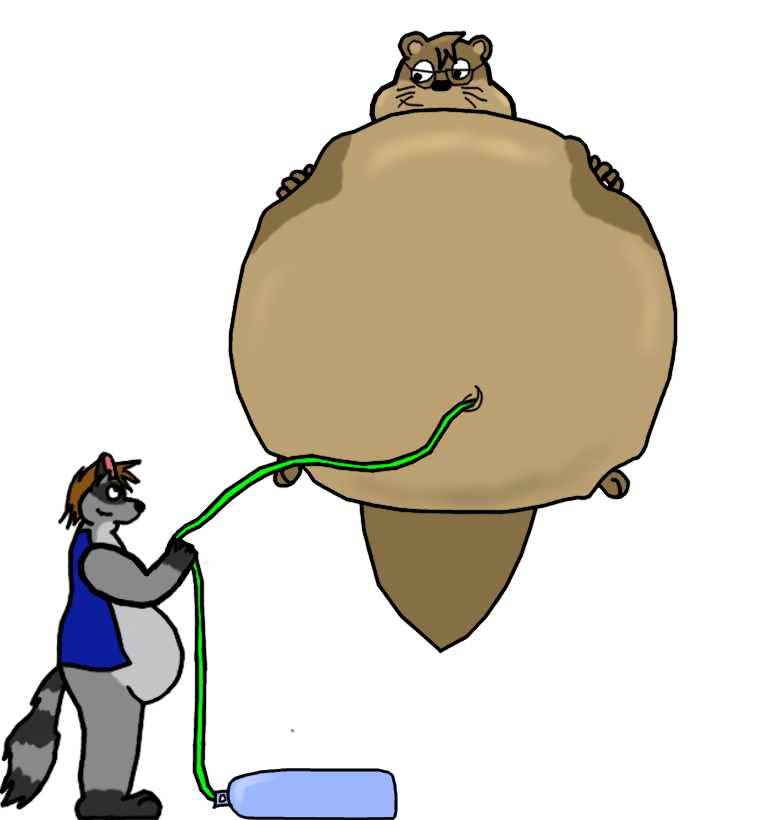 Ballooned Otter