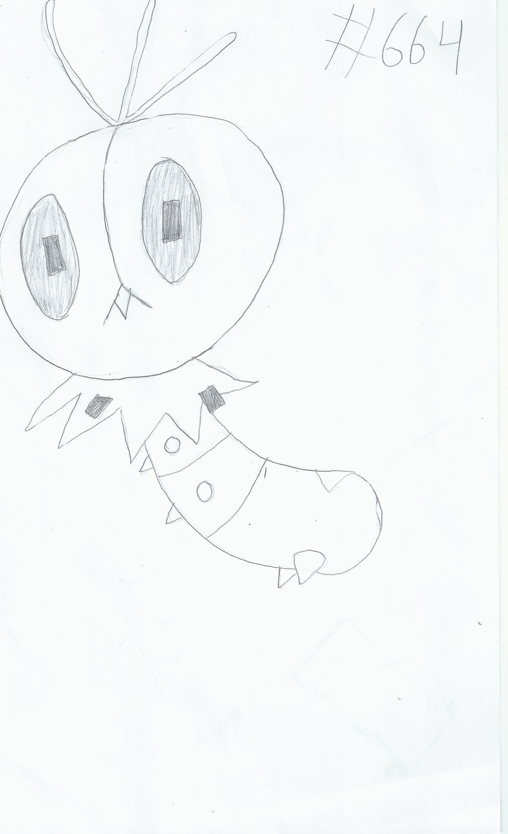 Pokemon Sketch #664 Scatterbug (Fanart) by PokemonWrangler on DeviantArt