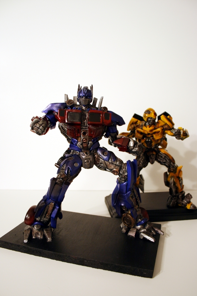 Optimus Prime and Bumblebee