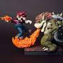 Mario vs Bowser