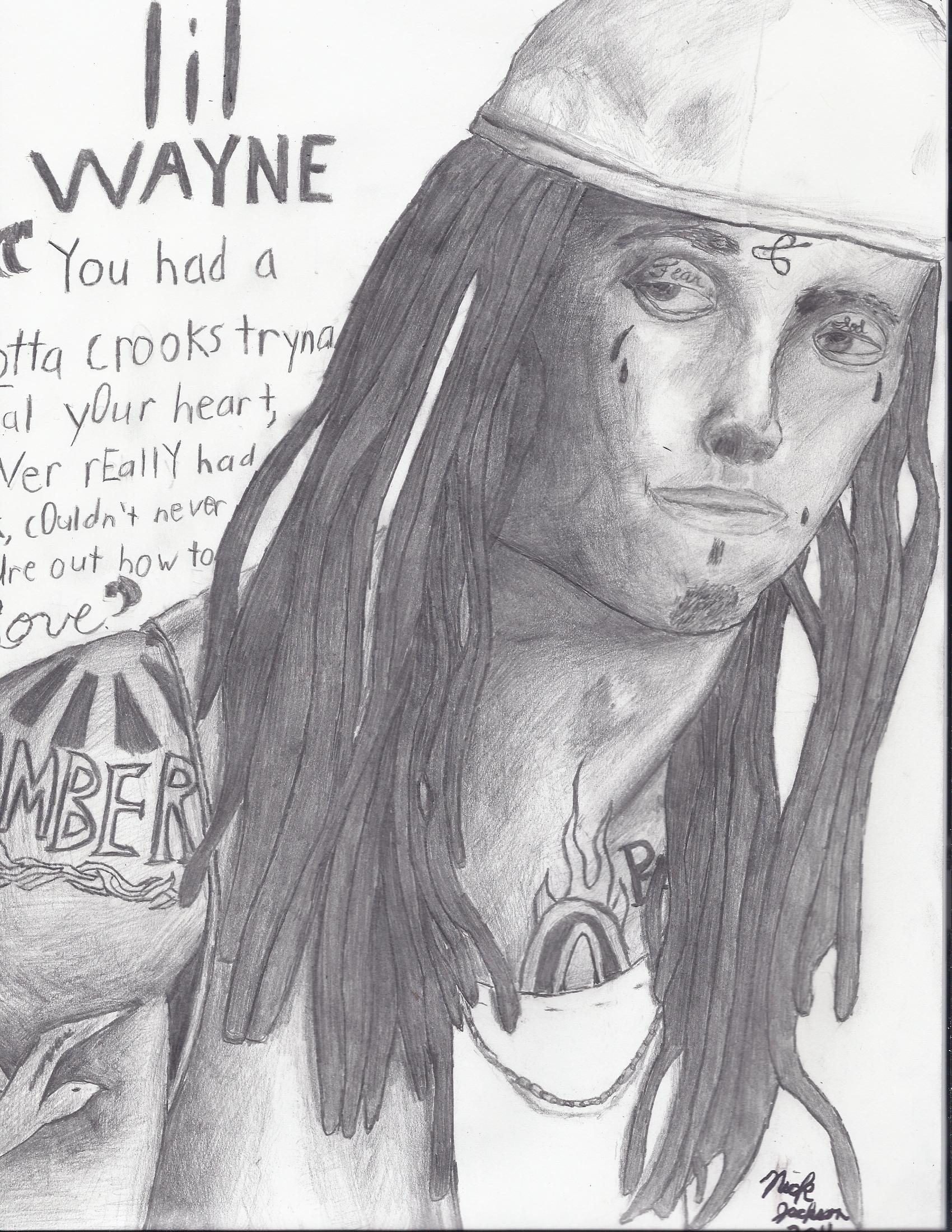 Pencil Drawings Of Lil Wayne