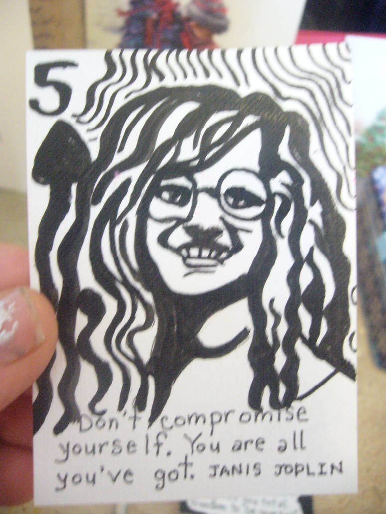 Janis Rage Card Janis Joplin card by royalpudding on DeviantArt