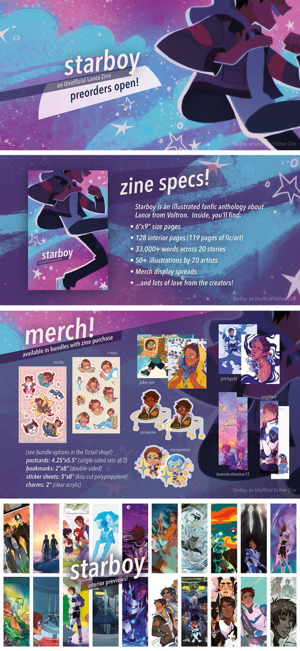 Starboy: A Voltron Legendary Defender Charity Zine by RobynRose