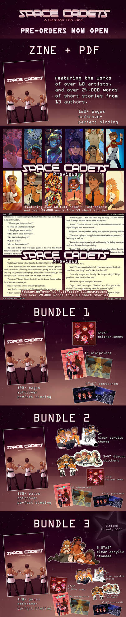 Space Cadets: A Voltron Charity Zine by RobynRose