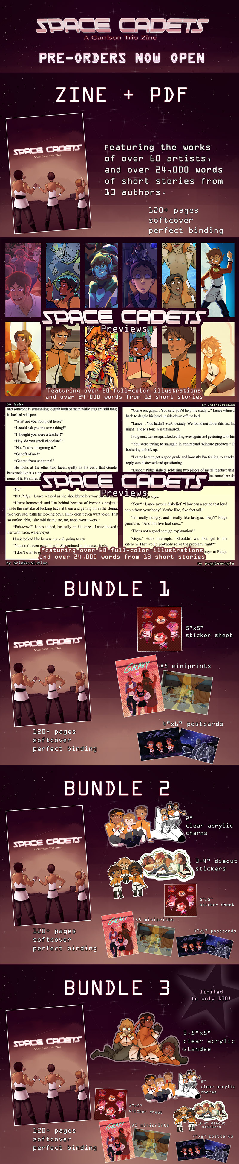 Space Cadets: A Voltron Charity Zine by RobynRose