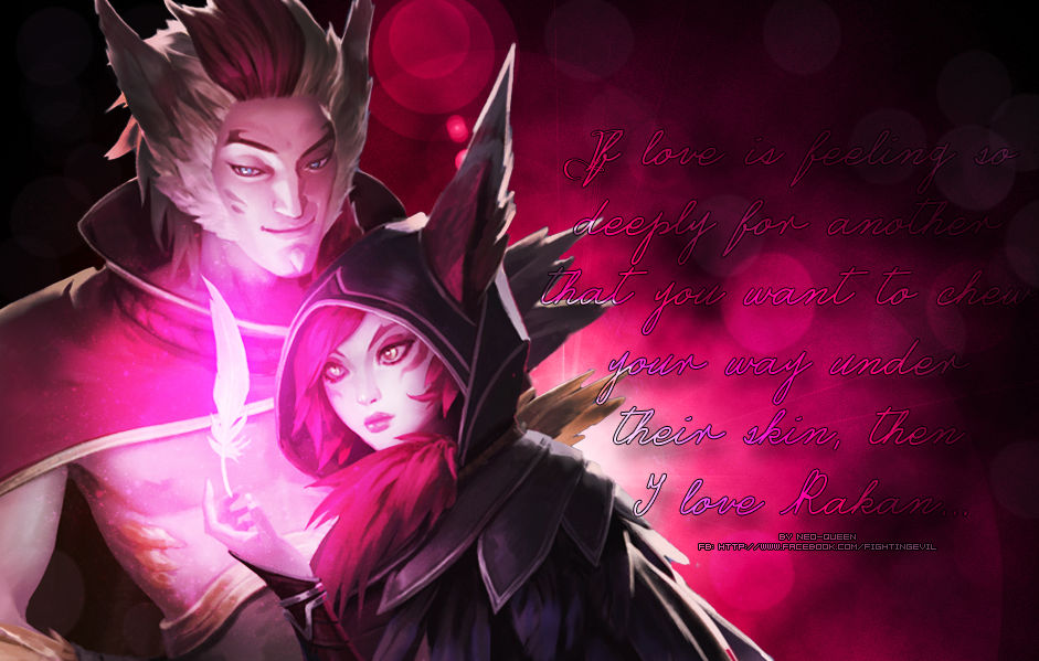 Rakan and Xayah - League of Legends customization by CrystalStarPower ...