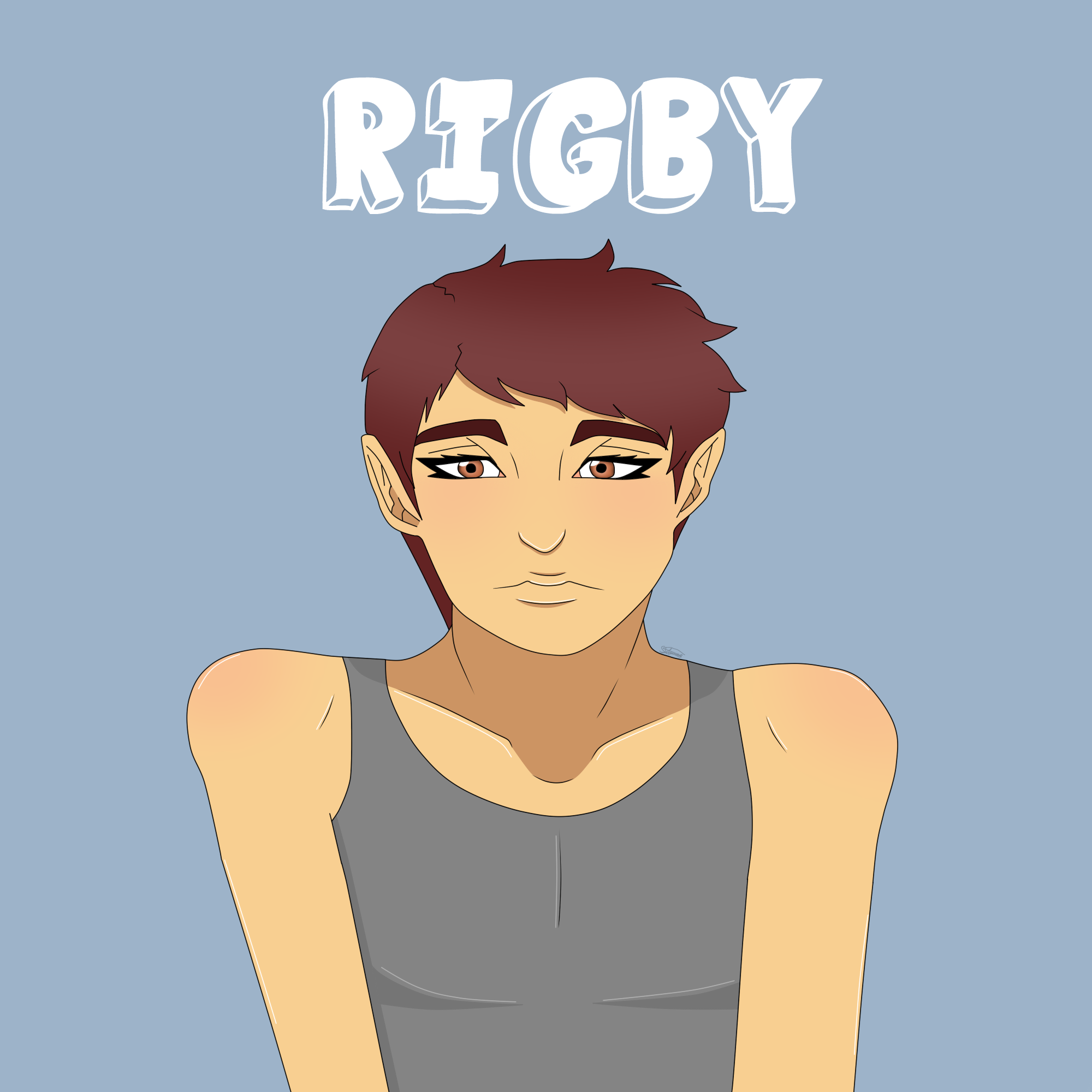 Rigby Fanart by SwabboDabbo on DeviantArt