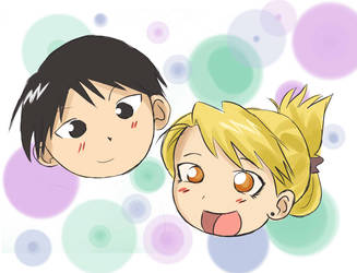 royai chibi love