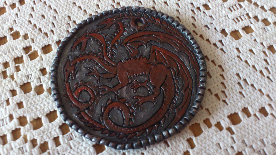 Game of Thrones House Targaryen Pendant