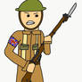 WW1 British soldier