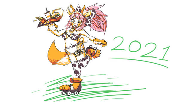 FGO - Tamamo Cat Cow (Year of the Cow 2021!)