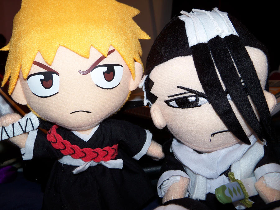 Ichigo and byakuya