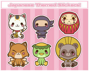 Japanese Themed Stickers