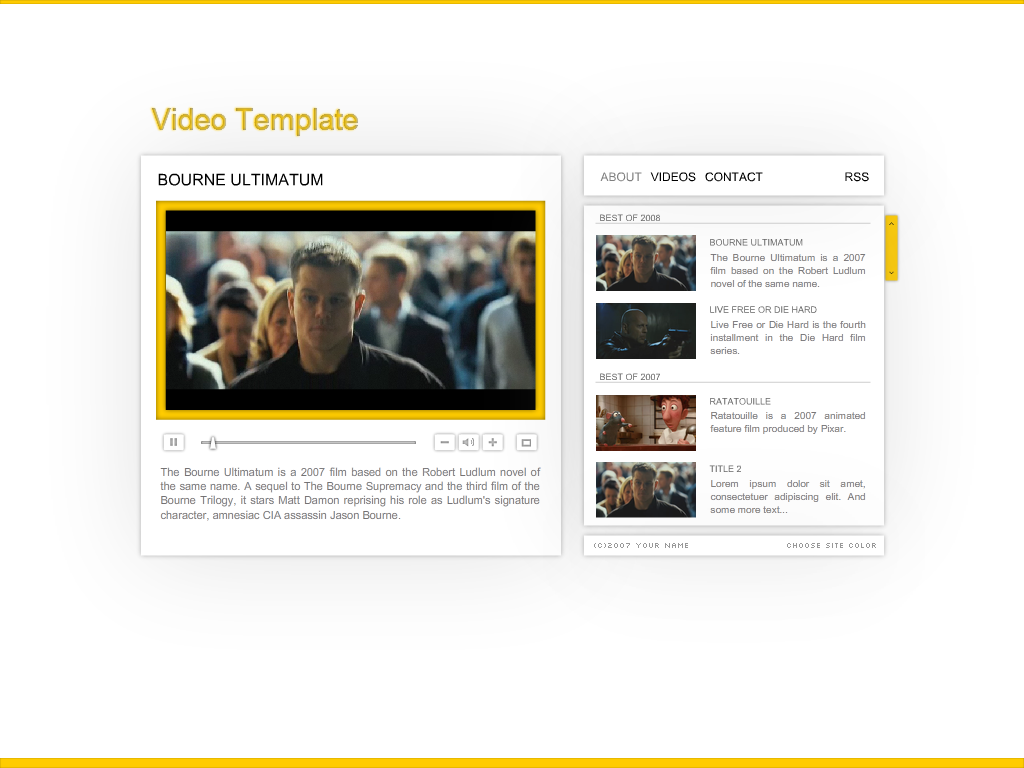 Video Template