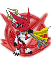 Digimon Hunters - King Shoutmon by IceNinjaHard