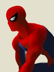 Spidey painting in Manga Studio (Clip Studio pro.)