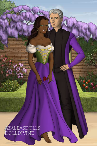 Esmeralda and Frollo at the festival d'amour